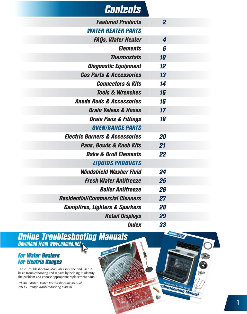 washer fluid 24 fresh water antifreeze 25 boiler antifreeze 26 residential commercial cleaners 27 campfires