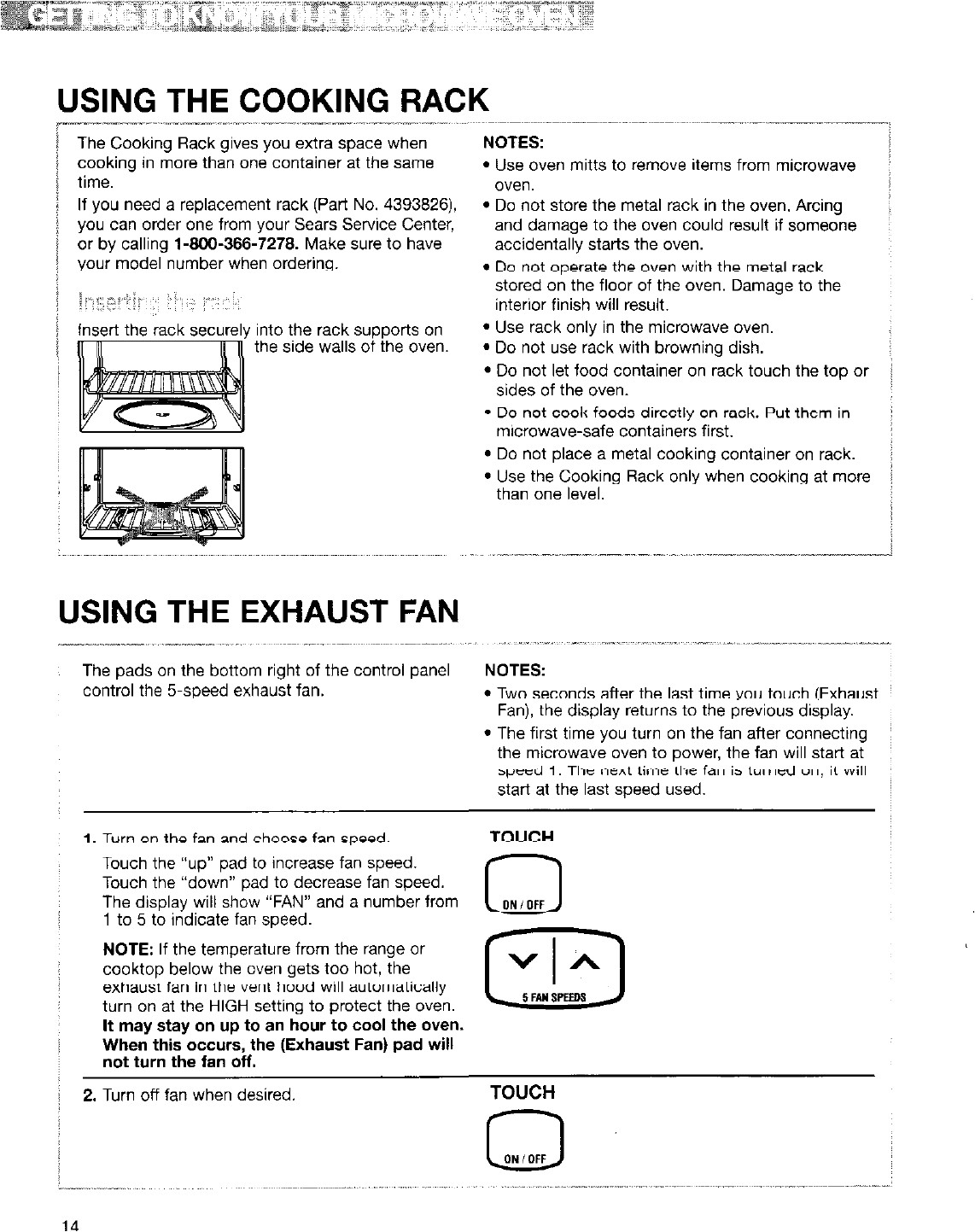 page 14 of gh8185 microwave oven user manual manual2 whirlpool microwave products development limited