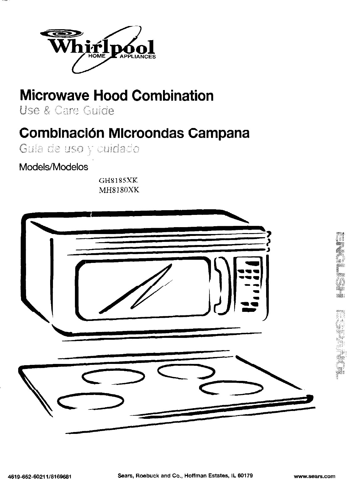 page 1 of gh8185 microwave oven user manual manual2 whirlpool microwave products development limited