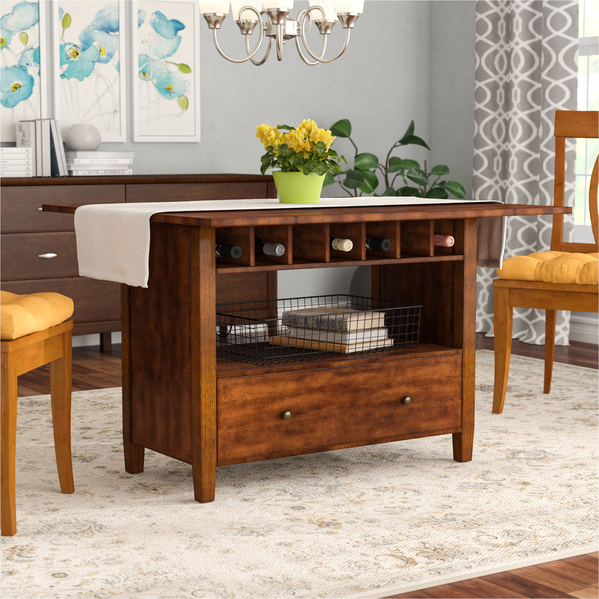 emestine drop leaf dining table