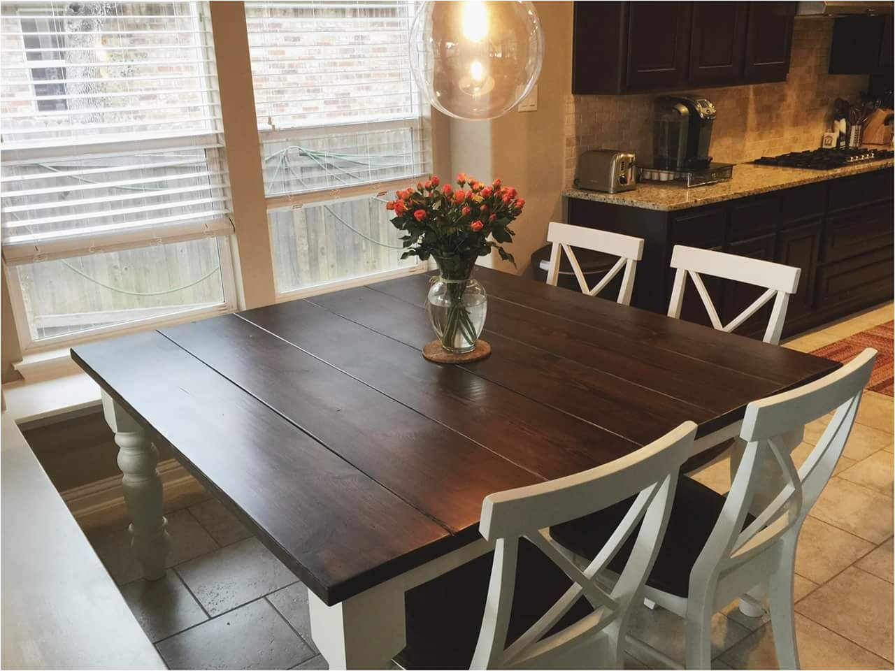 47 large farmhouse table for dining room big family