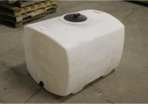 100 Gallon Plastic Water Tank 100 Gal Poly Water Tank with Valve Valve In Hibid Auctions