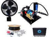 1000 Psi Misting Pump Amazon Com Misting System Open Frame Fan Based High Pressure System