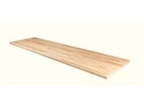 12 Ft butcher Block Countertop Hardwood Reflections 8 Ft 2 In L X 2 Ft 1 In D X 1 5 In T