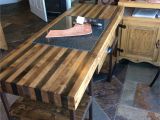 12 Ft butcher Block Countertop My New Leather Working Desk Homemade butcher Block and Granite