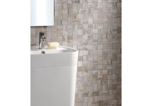 12 X 12 Antique Mirror Tiles Travertino Grigio Porcelain Mosaic 12 X 12 100222058 Floor and