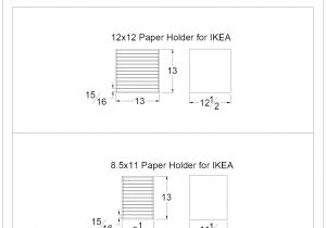 12×12 Paper Storage Ikea Craft Paper Holder for Ikea Stamp N Storage