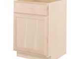 18 Inch Deep Base Cabinets Unfinished assembled 24×34 5×24 In Base Kitchen Cabinet In Unfinished Oak