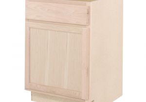 18 Inch Deep Base Cabinets Unfinished assembled 24×34 5×24 In Base Kitchen Cabinet In Unfinished Oak