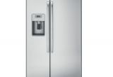18 Shallow Depth Undercounter Refrigerator Ge Profile 21 9 Cu Ft Side by Side Refrigerator In Stainless Steel