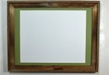 18×24 Mat with 16×20 Opening 18×24 Eco Friendly Reclaimed Wood Frame with 13×19 Sage Green Etsy