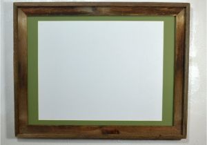 18×24 Mat with 16×20 Opening 18×24 Eco Friendly Reclaimed Wood Frame with 13×19 Sage Green Etsy