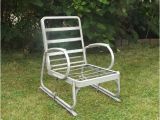 1940 S Metal Lawn Chairs Vintage 1940 39 S Aluminum Glider Lawn Chair Seat Furniture