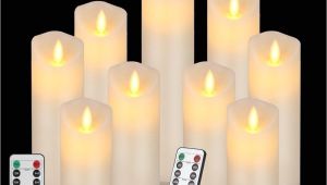 3 X 6 Ivory Pillar Candles Bulk 2019 Flameless Candles Flickering Battery Operated Candles 4 5 6 7 8