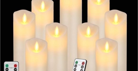 3 X 6 Ivory Pillar Candles Bulk 2019 Flameless Candles Flickering Battery Operated Candles 4 5 6 7 8