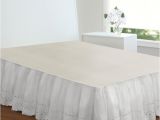 36 Inch Drop Bedskirt Extra Long White Bed Skirt Full Size 18 Inch Drop Eyelet