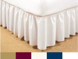 36 Inch Drop Bedskirt Ruffled Poplin 14 Inch Drop Daybed Bedskirt 13605945