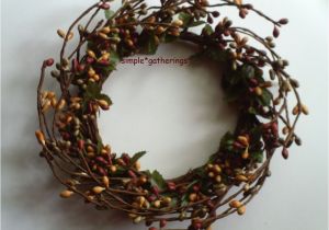 4 Inch Pip Berry Candle Rings One 4 Quot Pip Berry Candle Ring or Wreath Barn Red Green