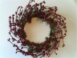 4 Inch Pip Berry Candle Rings One 4 Quot Pip Berry Candle Ring or Wreath Vintage Red