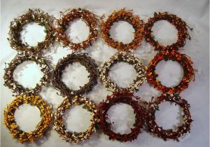 4 Inch Pip Berry Candle Rings Pip Berry 4 Quot Candle Ring Wreath Color Variations Ebay