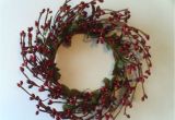 4 Pip Berry Candle Rings One 4 Quot Pip Berry Candle Ring or Wreath Vintage Red