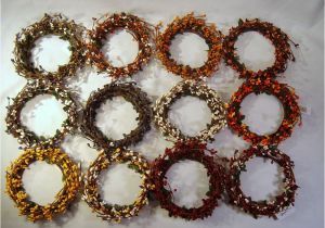 4 Pip Berry Candle Rings Pip Berry 4 Quot Candle Ring Wreath Color Variations Ebay