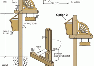 4×4 Mailbox Post Plans Mailbox Stand