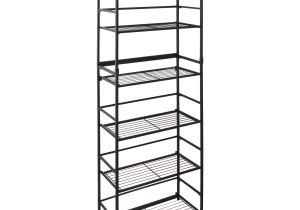 5 Shelf Metal Storage Rack Walmart Flipshelf Folding Metal Shelf No assembly Bookcase Style 6 Shelves