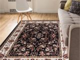 5×7 area Rugs Under 50 Amazon Com Well Woven Persia Sarouk Black 5 X 7 area Rug Carpet