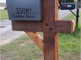 6 X 6 Mailbox Post Plans 6×6 Cedar Mailbox Post