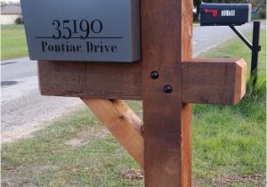 6 X 6 Mailbox Post Plans 6×6 Cedar Mailbox Post
