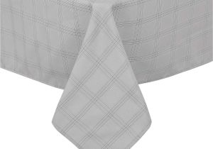 60 X 84 Tablecloth Fits What Size Table Amazon Com Deconovo Light Grey Checkered Tablecloths Rectangular