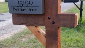 6×6 Cedar Mailbox Post Plans 6×6 Cedar Mailbox Post