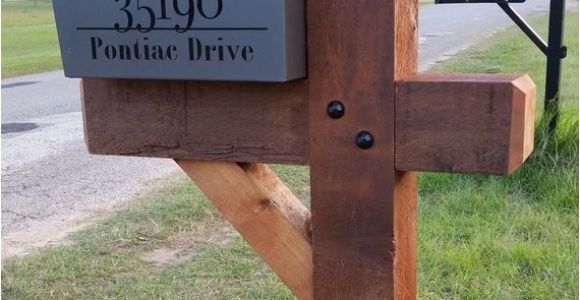 6×6 Cedar Mailbox Post Plans 6×6 Cedar Mailbox Post