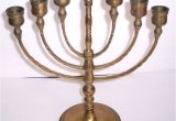 7 Branch Menorah for Sale Brass Menorah Jewish Judaism Hebrew 7 Branch Lite Vintage