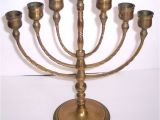 7 Branch Menorah for Sale Brass Menorah Jewish Judaism Hebrew 7 Branch Lite Vintage