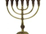 7 Branch Menorah for Sale Extra Large Brass Jerusalem Temple 7 Branch Menorah