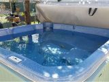 7×7 Hot Tub Cover Used 7×7 240v 2 Pump Needs New Cover Blue Hot Tub In
