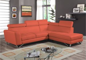 80 Inch Sectional Sleeper sofa Shop 2pc Sectional orange Microfiber Free Shipping today