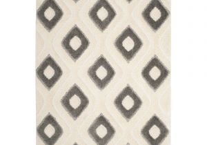 8×10 area Rug Under Queen Bed Shop Safavieh Olympia Shag Cream Grey Polyester Rug 8 X 10