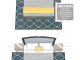 8×10 area Rug Under Queen Bed What Size Rug Fits Under A King Bed Design by Numbers Living