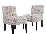 Accent Chairs Under 100 Walmart Accent Chair sofa Club Side Upholstered Letter Print Fabric Armless