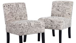 Accent Chairs Under 100 Walmart Accent Chair sofa Club Side Upholstered Letter Print Fabric Armless