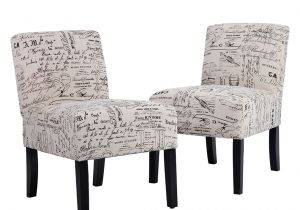 Accent Chairs Under 100 Walmart Accent Chair sofa Club Side Upholstered Letter Print Fabric Armless