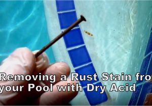 Acid Wash Pool Pebble Tec Removing Rust Stains From Your Pool Youtube
