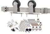 Acme Barn Door Hardware Acme 6 6 Ft Premium Stainless Steel Interior Modern