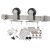 Acme Barn Door Hardware Acme 6 6 Ft Premium Stainless Steel Interior Modern