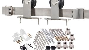 Acme Barn Door Hardware Kit Acme 6 6 Ft Premium Stainless Steel Interior Modern