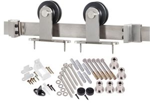 Acme Barn Door Hardware Kit Acme 6 6 Ft Premium Stainless Steel Interior Modern