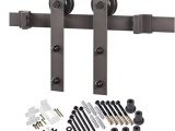 Acme Barn Door Hardware Kit Barn Door Hardware Kit 6 1 2 Ft Bent Strap Sliding Barn